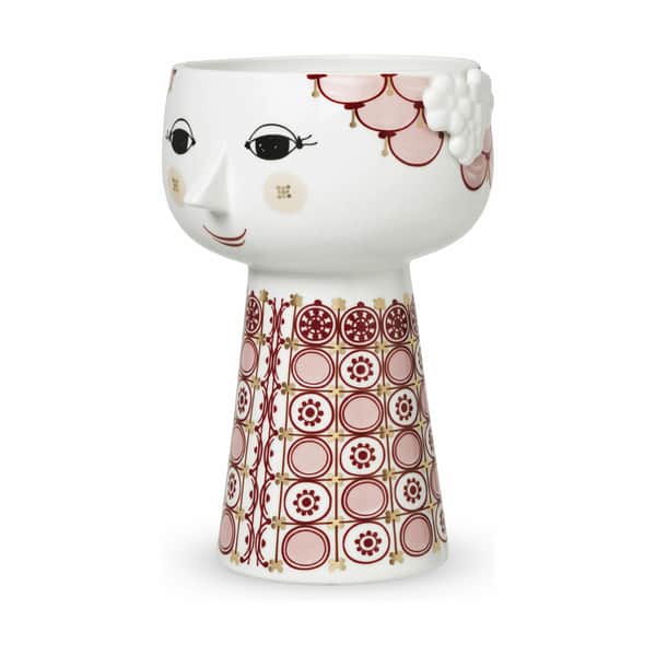 Eva Vase, rød, large
