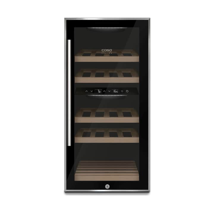 Caso WineComfort 24 vinskab, sort