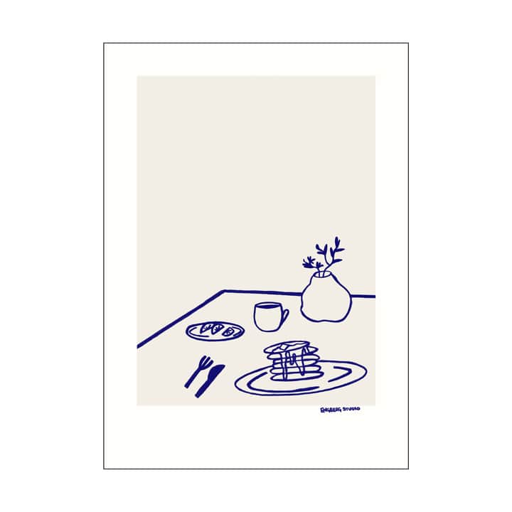 Køb Plakat - Coffee & Pancakes fra Poster&Frame B 30 x L 40 cm - Papir ...
