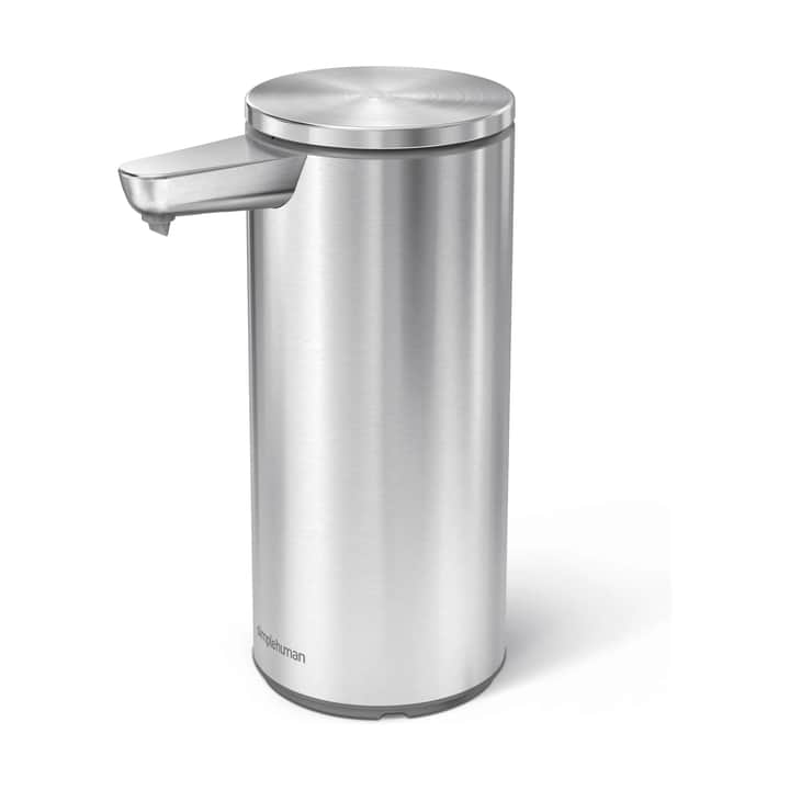Simplehuman Sæbedispenser m. Sensor - H 16,3 cm - Rustfrit stål - Børstet stål