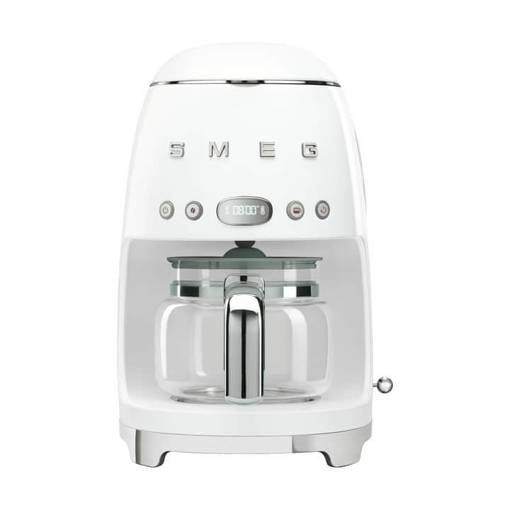Smeg - 50's Style Kaffemaskine DCF01WHEU - 10 kopper - - Hvid | Imerco