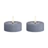 Real Flame LED Fyrfadslys - 2 stk., ice blue, large