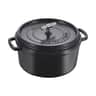 La Cocotte, sort/sølvfarvet, large