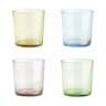Aida Drikkeglas - 4 stk., amber;pink;light blue;green, large