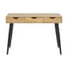 Neptun Skrivebord, natur/sort, large