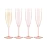 Oktett Champagneglas - 4 stk., lyserød, large