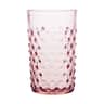 Hobnail Vandglas, rosa, large