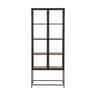Seaford Vitrine, sort/natur, large
