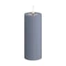 Real Flame LED Bloklys, ice blue, large