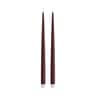 Real Flame LED Kertelys - 2 stk., bordeaux, large