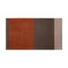 Stripes Horisontal Gulvtæppe, brun/terracotta, large