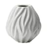 Flame Vase, hvid, large