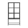 Seaford Vitrine, sort, large