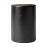 titanium black/teak