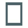 Passepartout Ramme, indian teal, large